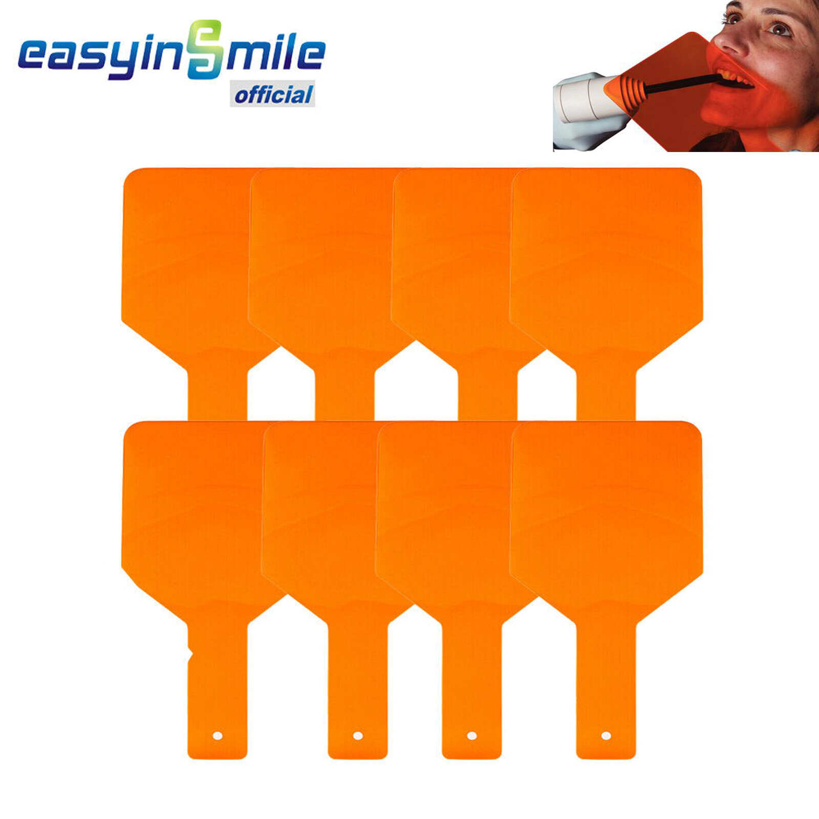 8x Dental Curing Light Shield Eye-protective Hand-held Plate Board 26*12.5cm