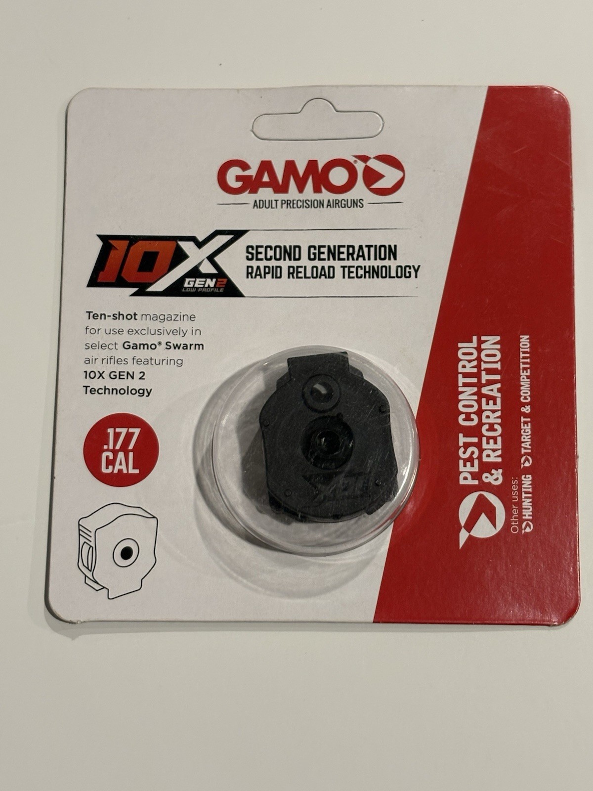 Gamo 10x Gen2  Rapid Reload Magazine .177 CAL Pellet Air Gun NEW