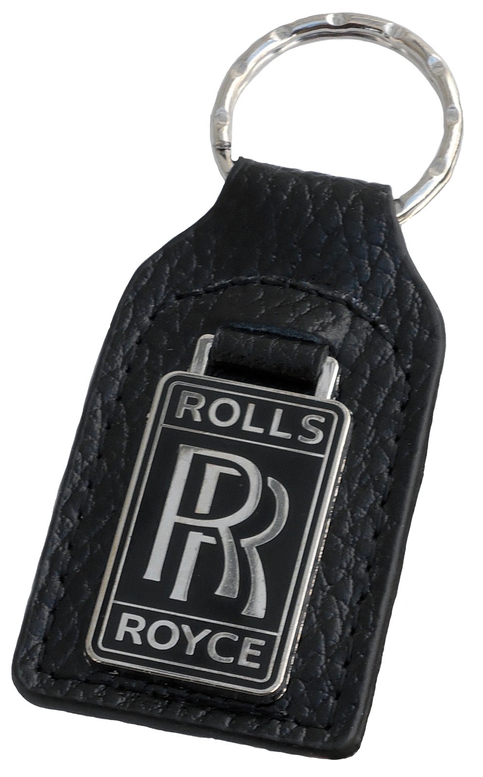 Rolls Royce leather key ring / fob