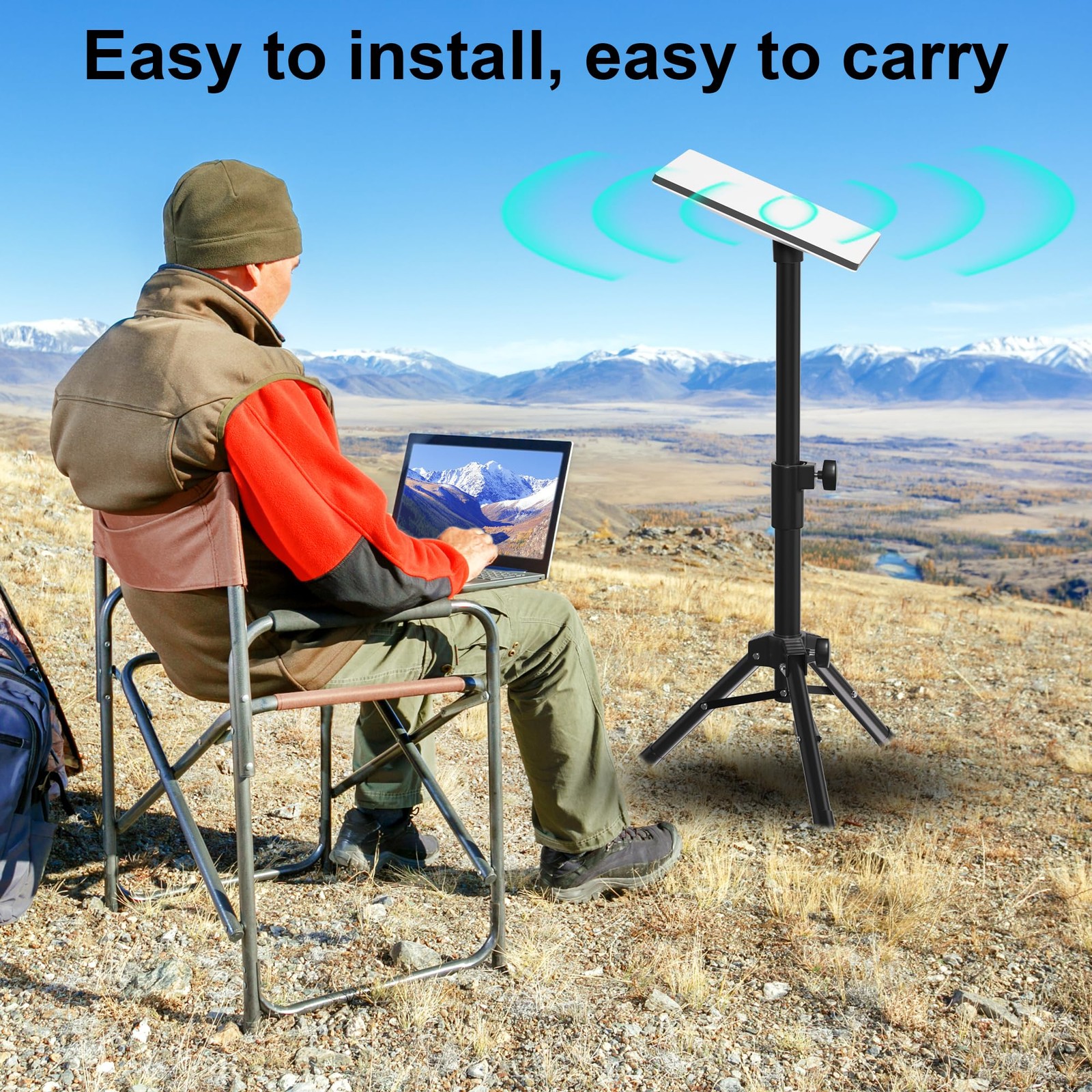 Starlink Mini Tripod Stand, Portable for RV & Camping