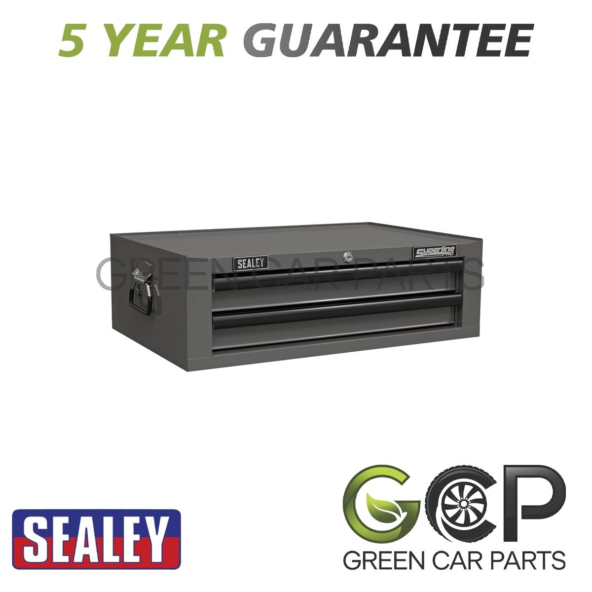 Sealey Superline PRO� Mid-Box Tool Chest 2 Drawer Grey/Black AP26029TG