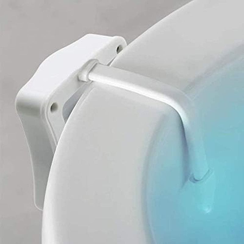 Color Changing Toilet Night Light - Motion Sensor LED, UV Activated, Smart Light