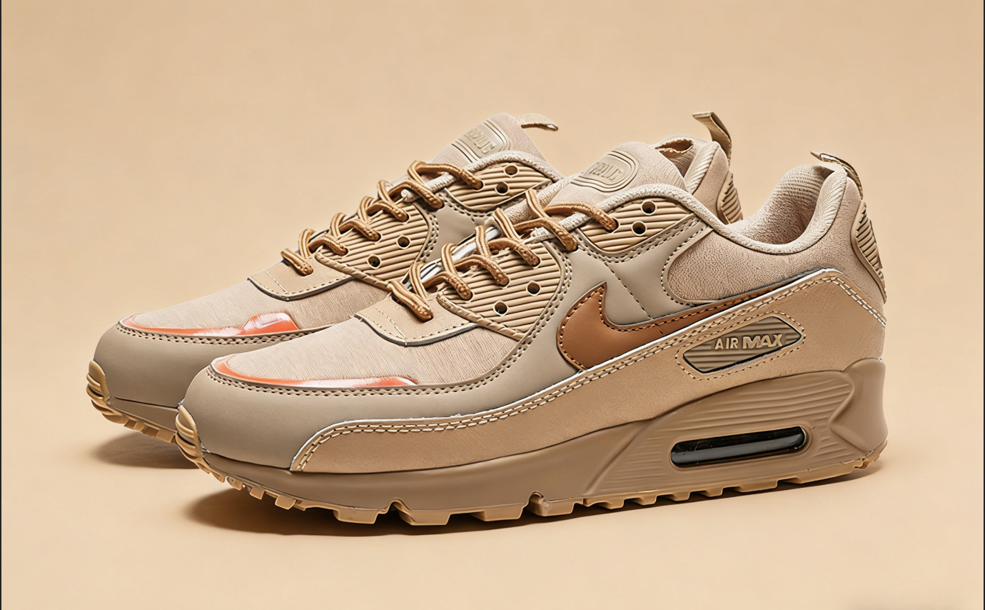 Nike Air Max 90 CQ7743-200 Surplus Cordura Desert Wheat Mens Casual Sneakers