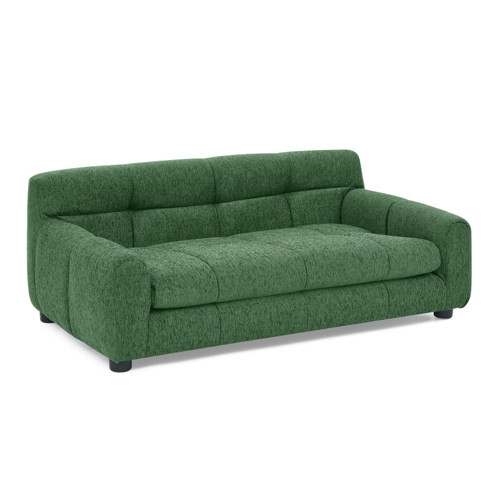 Soft Comfortable Pet Sofa Backrest Armrests Suitable for Small Medium Dogs Green