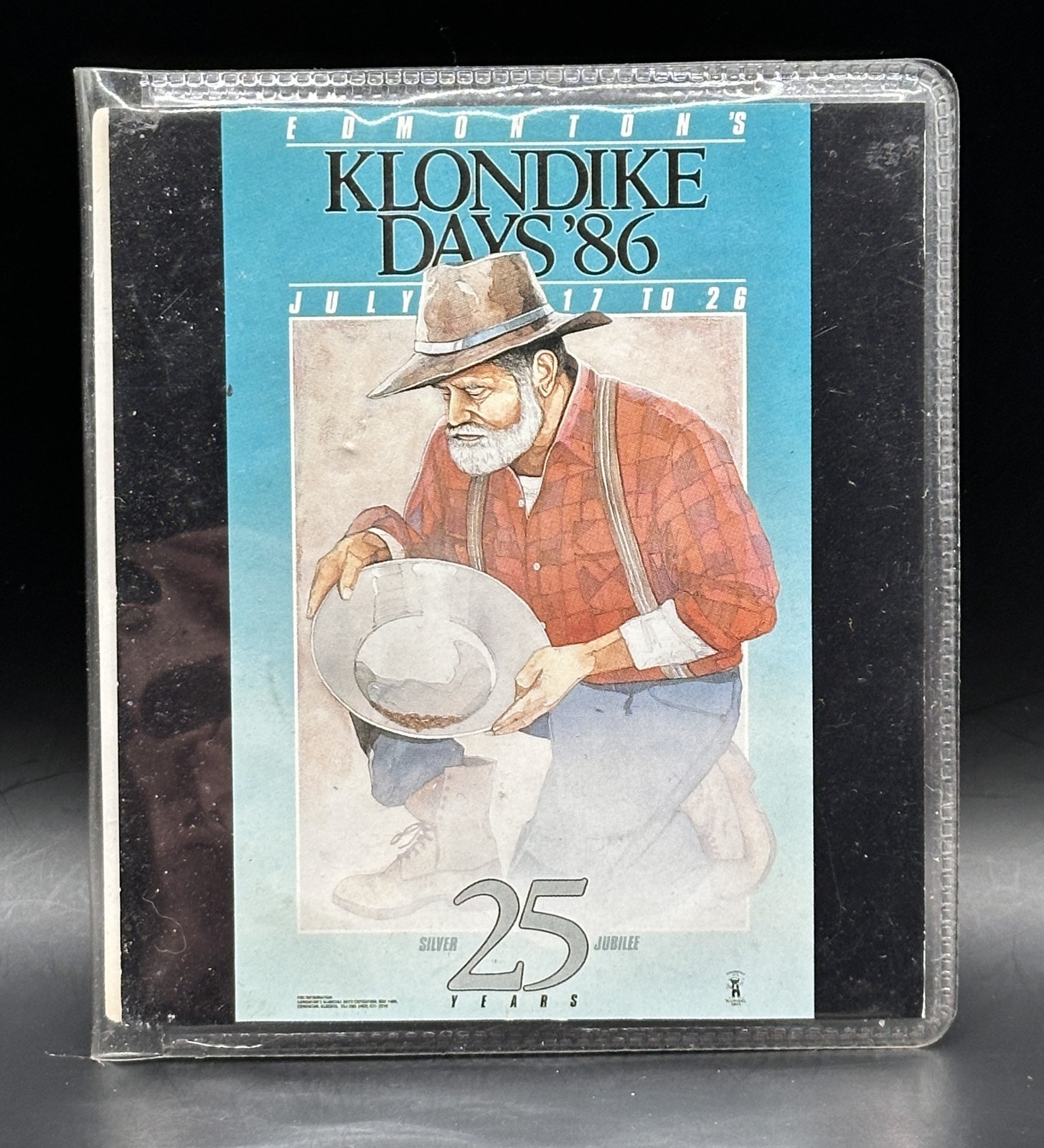 1986 Klondike Days Commemorative Pack. Four Dollars With Four Mint Markings.