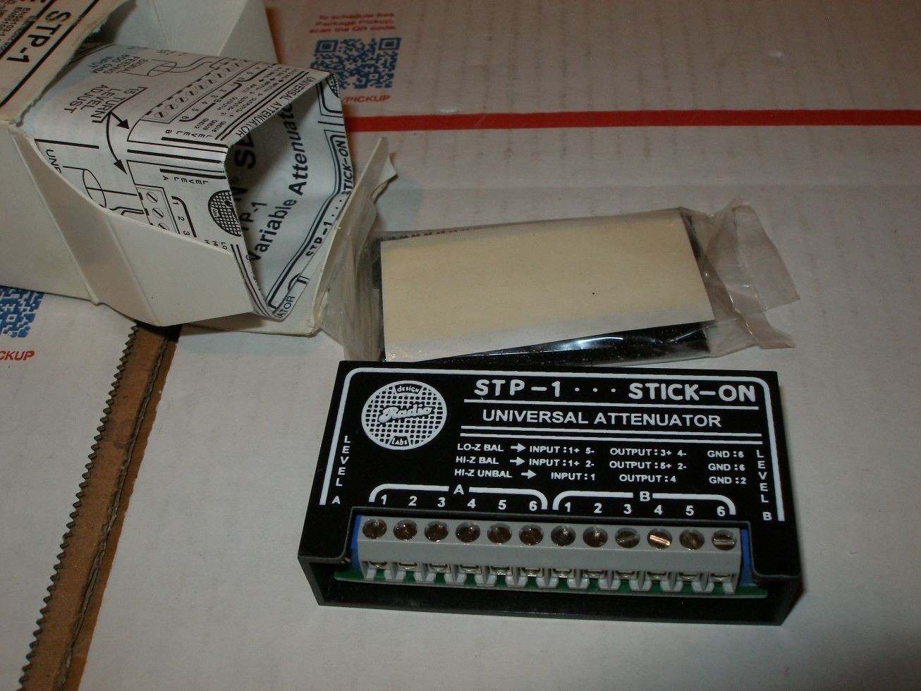 Radio Design Labs RDL Stick-On STP-1 Dual Variable Attenuator
