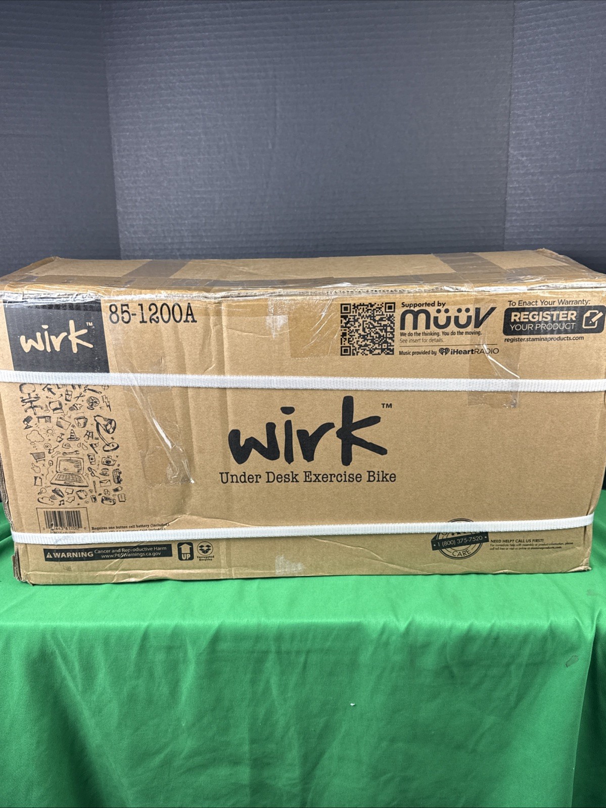 Stamina WIRK Under Desk Exercise Bike 85-1200A