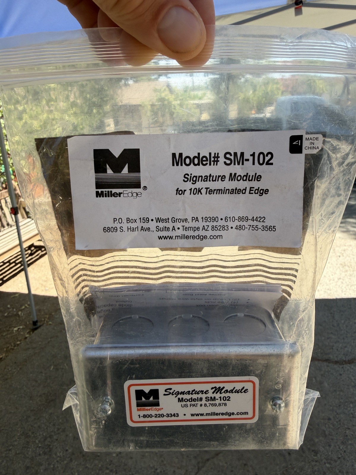 Miller Edge SM-102 Signature Module/Junction Box Used with 10K Sensing Edges
