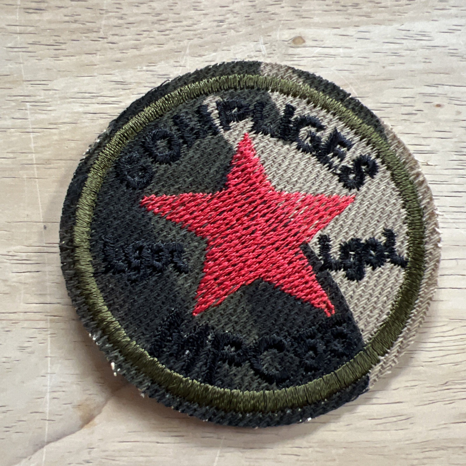 United States of America USA Army Armed Forces Compliges MPC 55 Lgol Star Patch