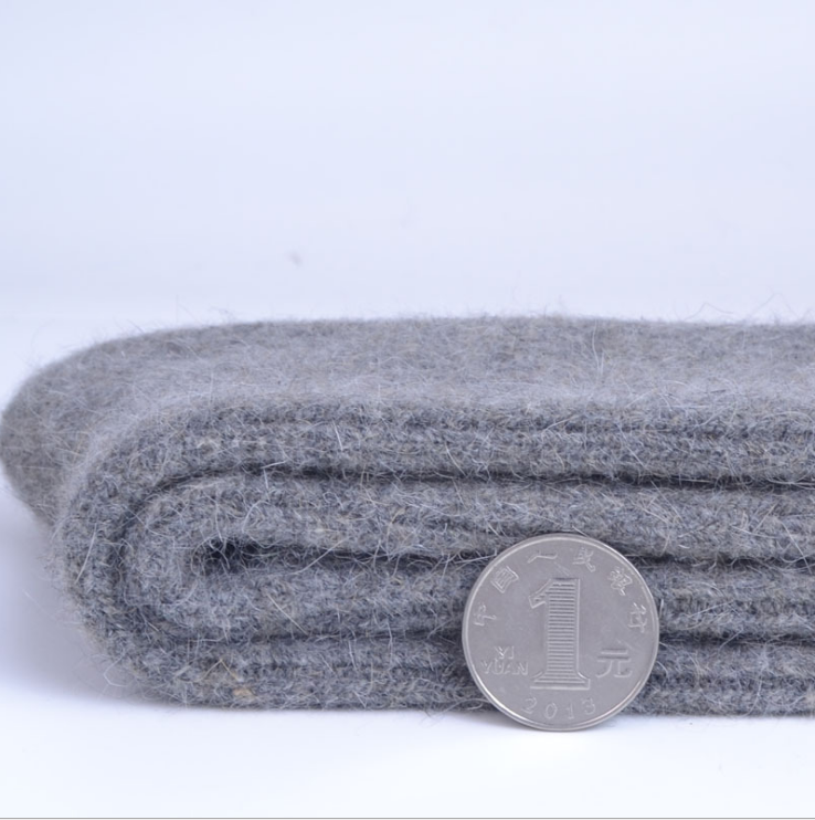 3 Pairs 100% Merino Wool Crew Thicken Dress Solid Thermal Warm Men Socks Winter