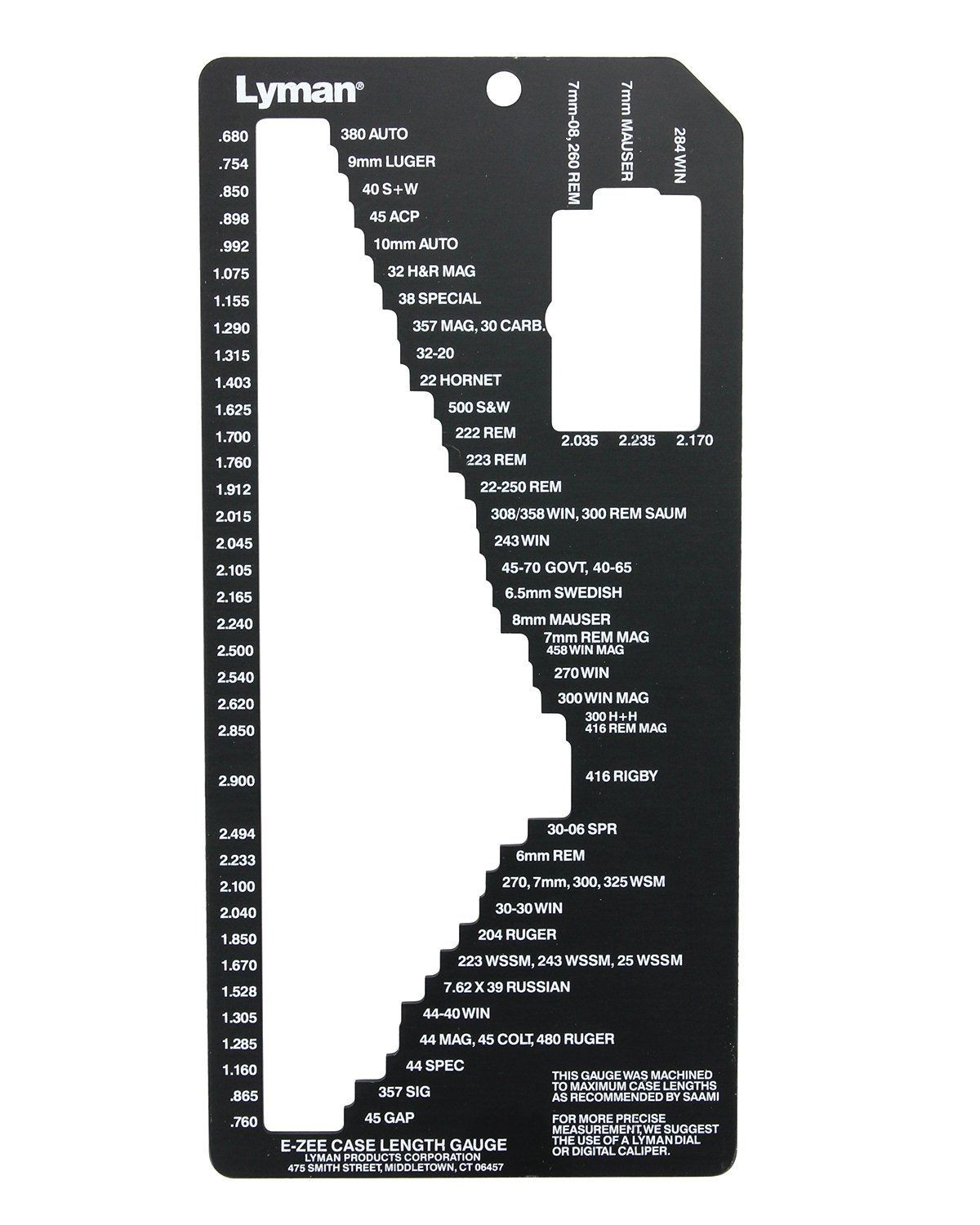 Lyman E-Zee Case Gauge Black