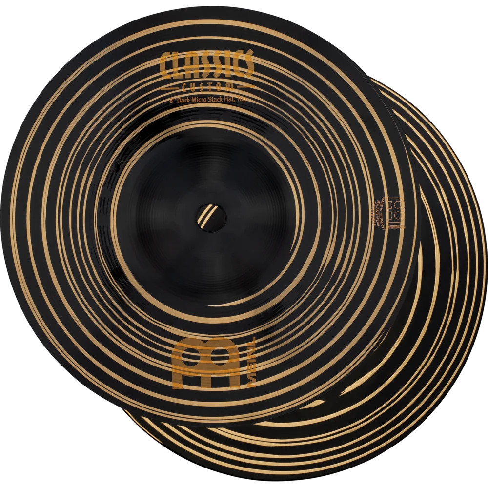 Meinl Classics Custom Dark Micro Stack Hi Hat Cymbals 8"