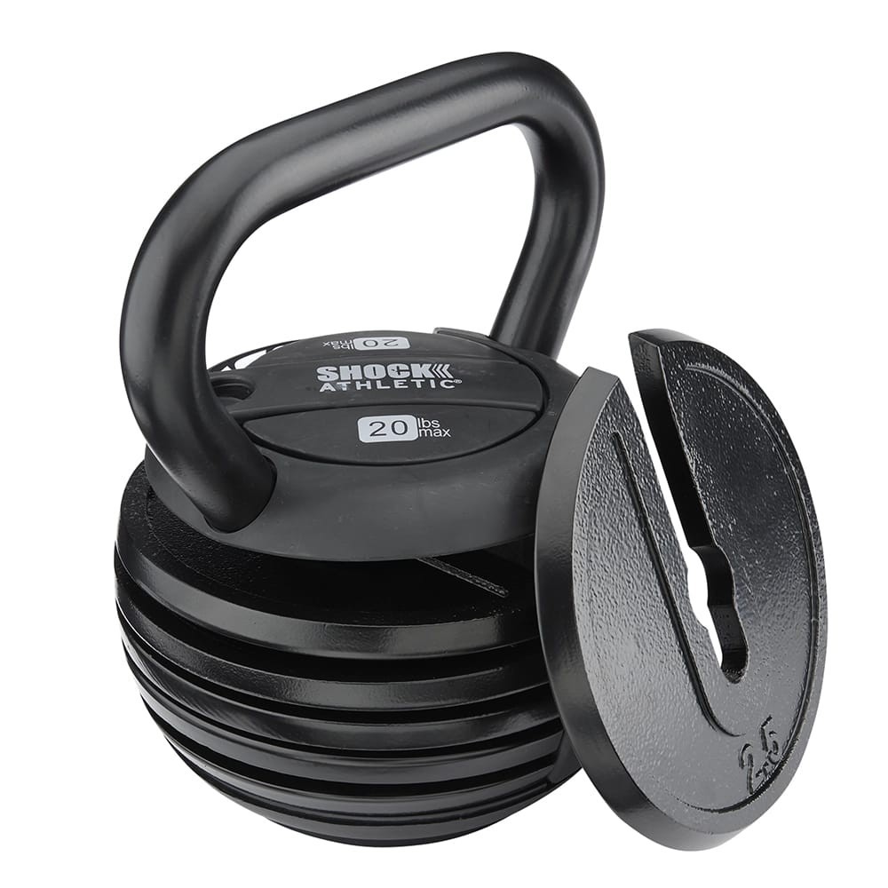Shock Athletic 20 lb. Adjustable Kettlebell - NEW - FREE SHIPPING