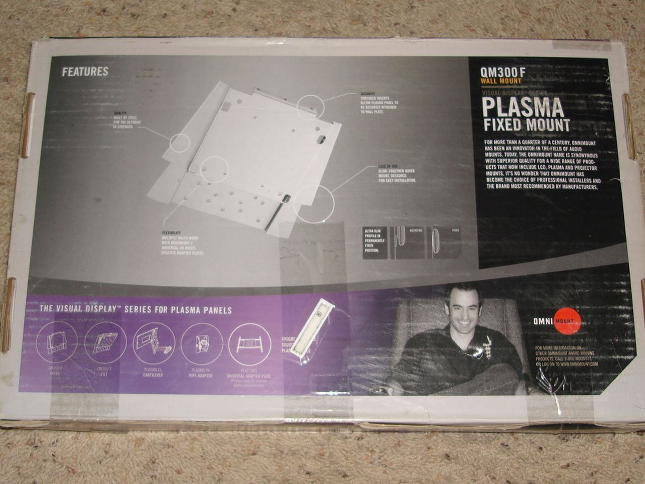 OMNIMOUNT - QM300 F FIXED WALL MOUNT