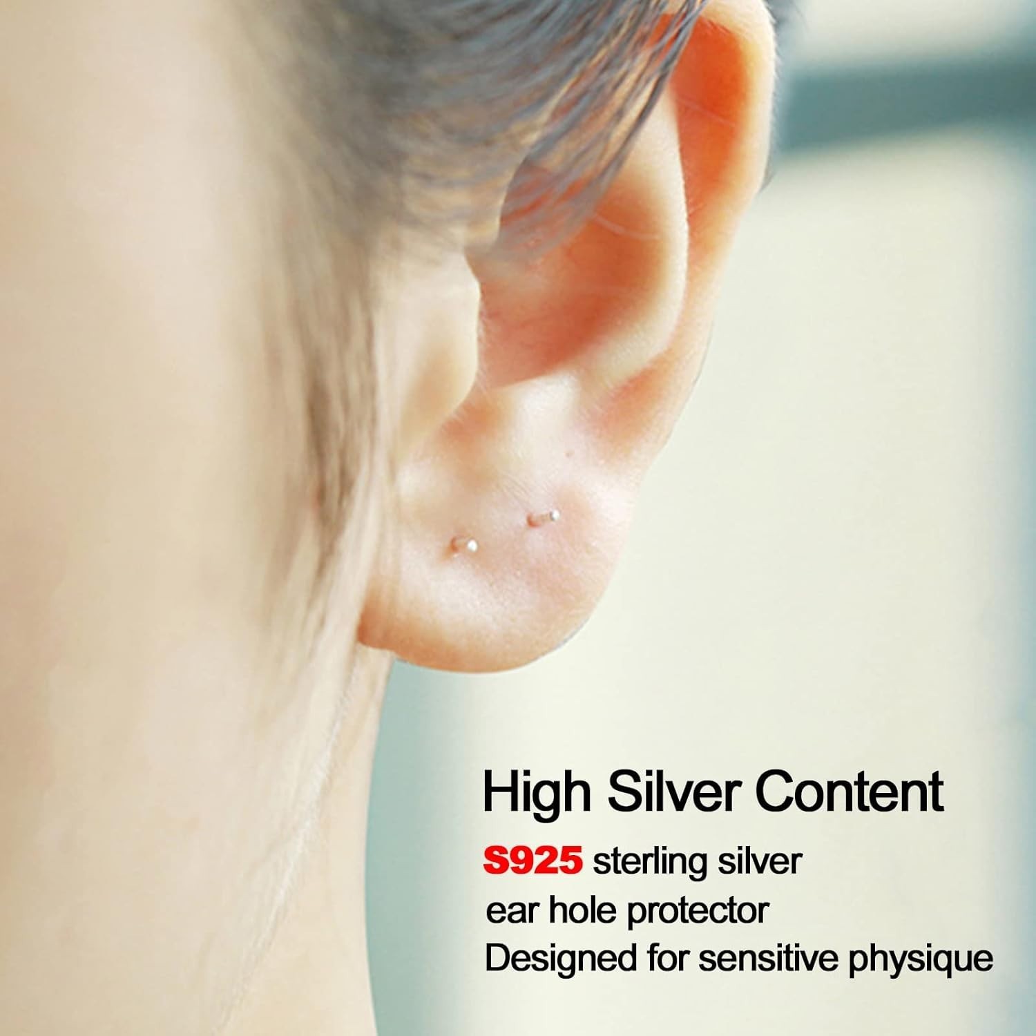 Ear Piercing Kit, Ear Piercing Gun Kit with Hypoallergenic Piercing Studs,Pro...