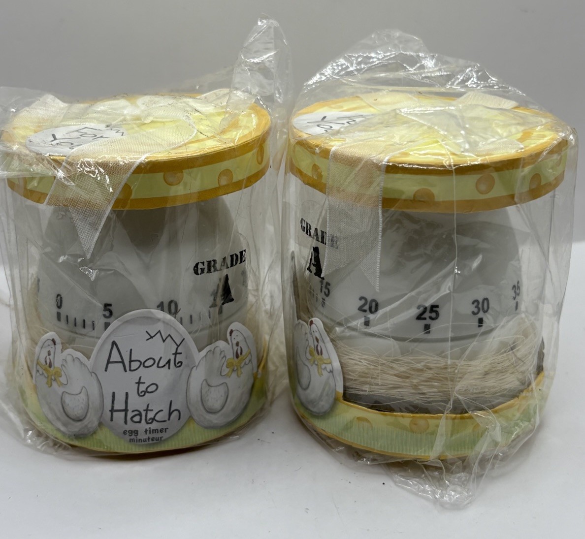 Kate Aspen “About to Hatch” Egg Kitchen Timer Chick Nest Baby Shower Decor (2)