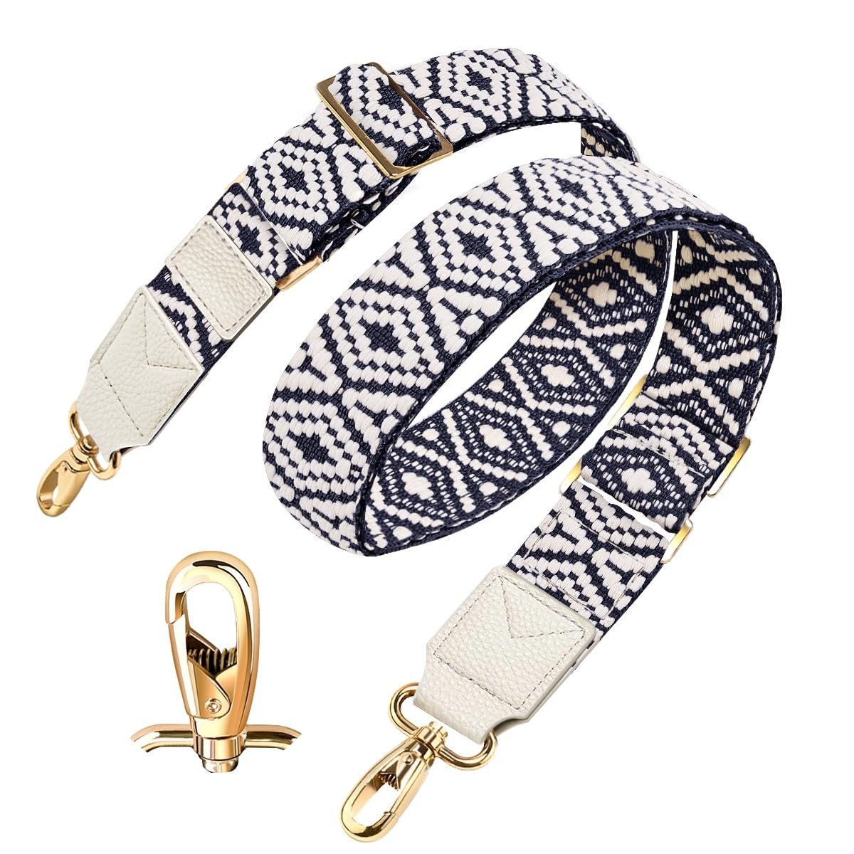 ZINZ 67-inch Non-Slip Replacement Shoulder Strap for Messenger, 67", Blue