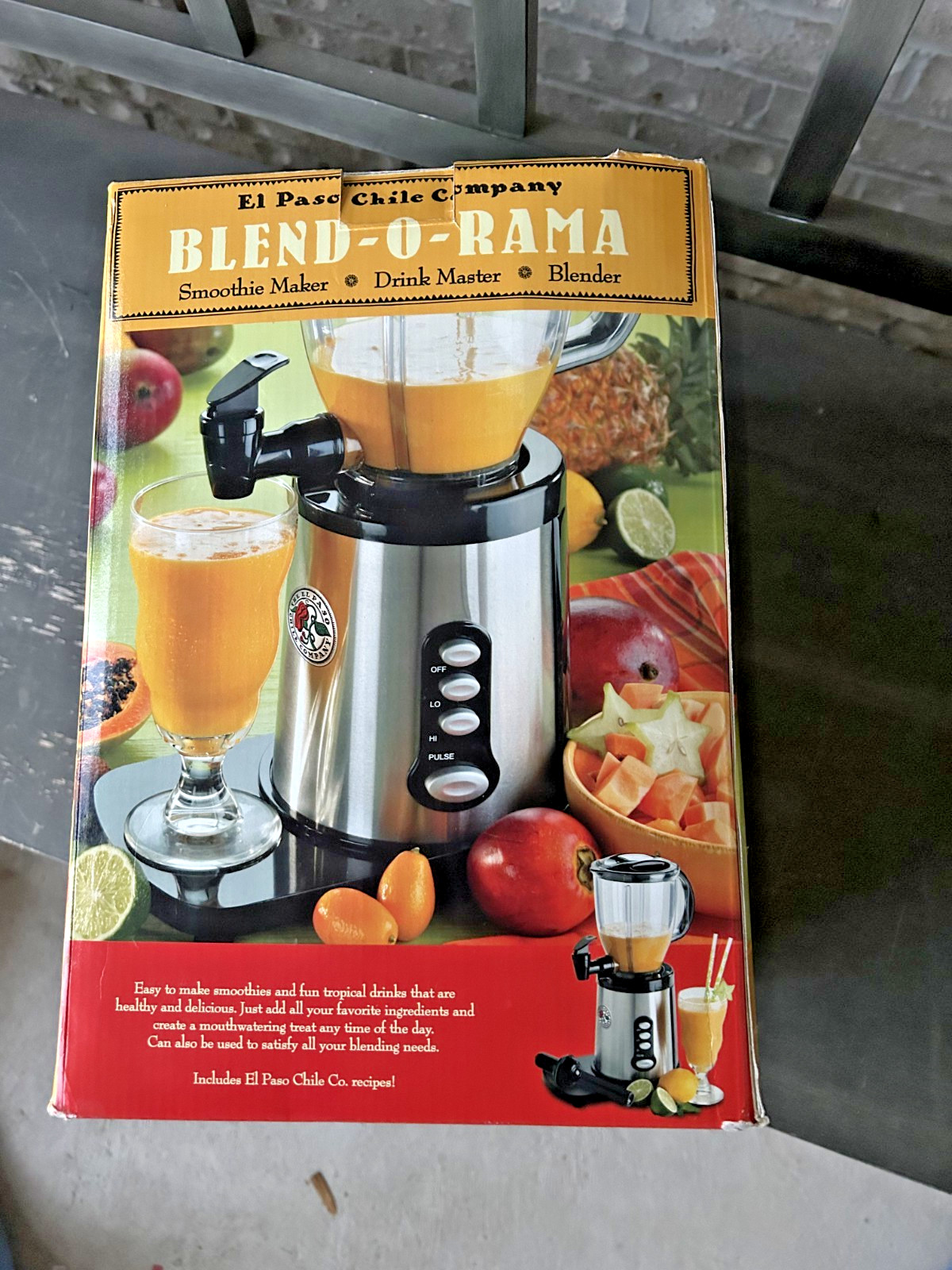 Blend-O-Rama Smoothie Maker Drink Master Blender Stainless Steel NIB Heavy Duty
