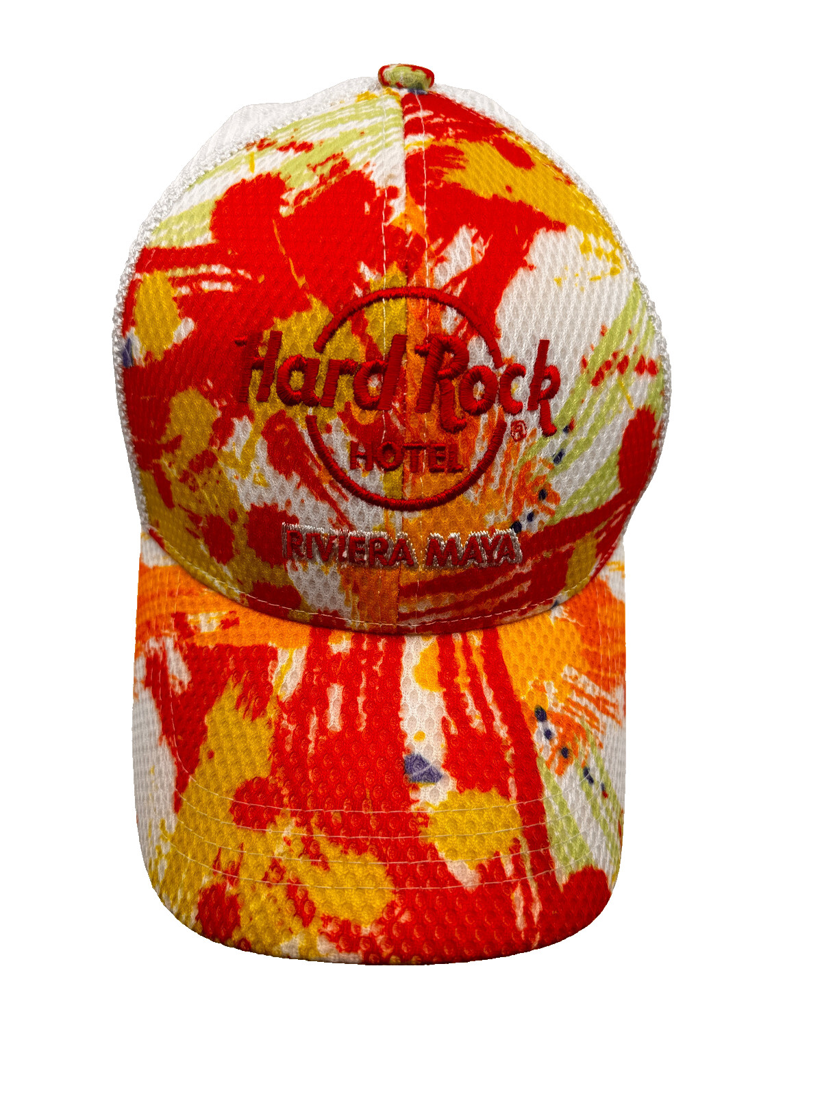 Hard Rock Hotel Riviera Maya Football Cap Multi Color One SZ Fits Most Mesh Back