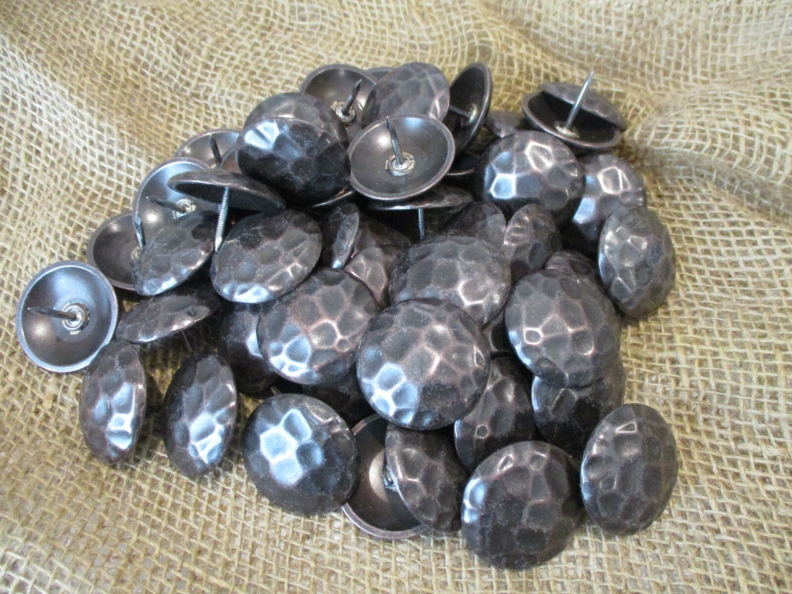 50 Clavos Decorative Furniture Nail Upholstery Oil Rubbed 1 1/2" Tacks Doors