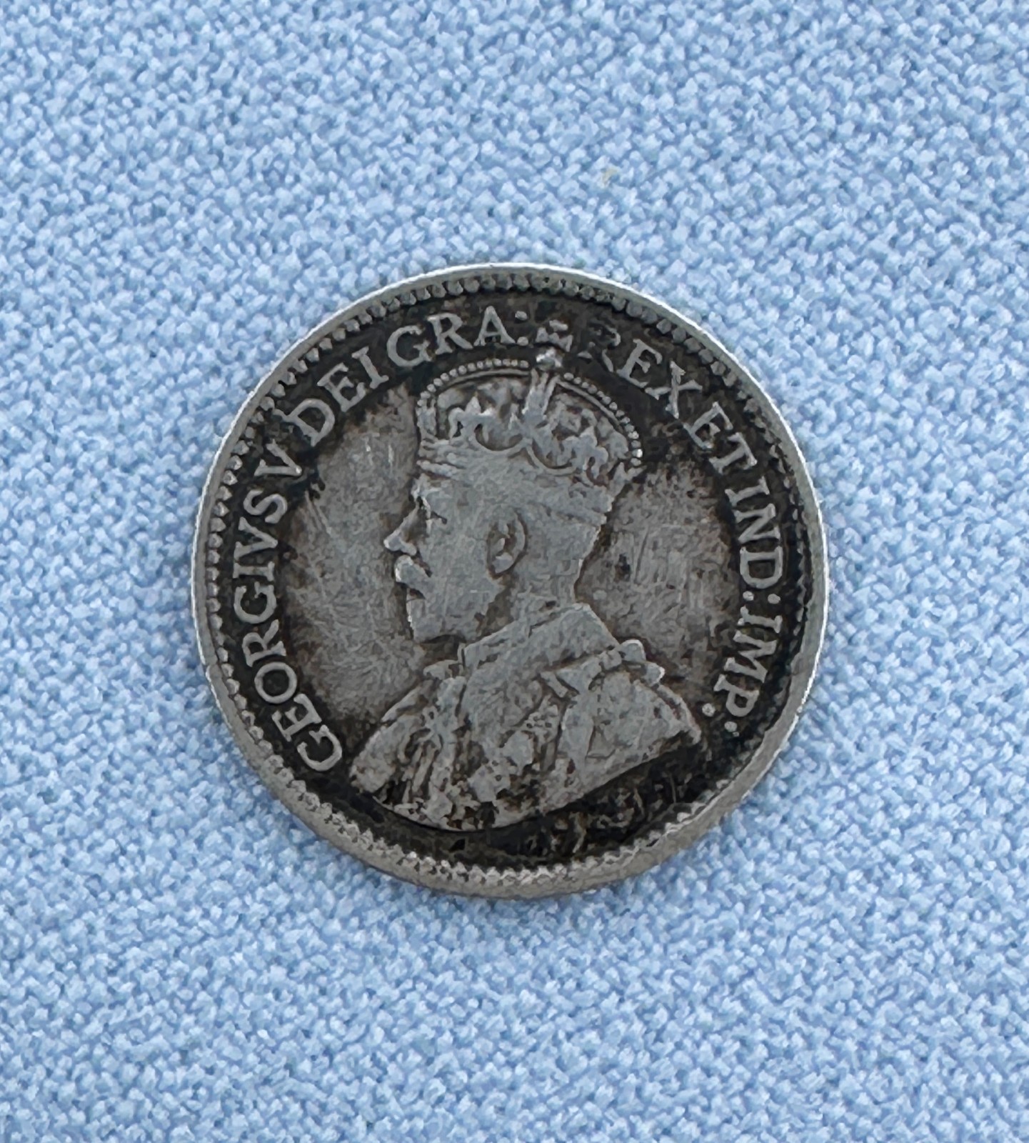 Canada Silver 5 Cents Coin 1918