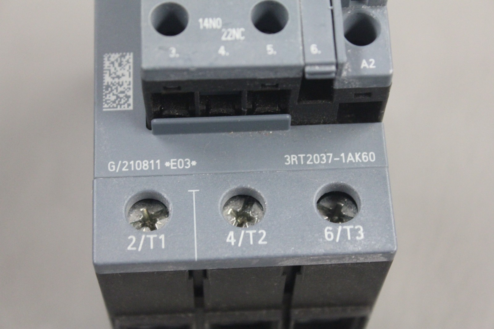 SIEMENS SIRIUS 3RT2037-1AK60 CONTACTOR MODULE