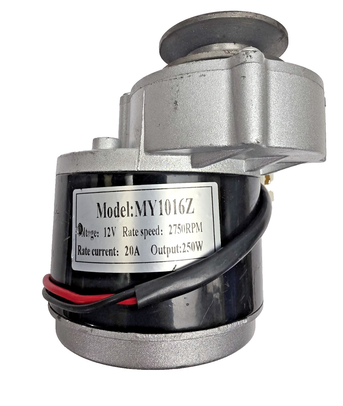 MY1016Z ELECTRIC MOTOR 12V OUTPUT POWER 250W RATED SPEED 2750 RPM 20A, NEW