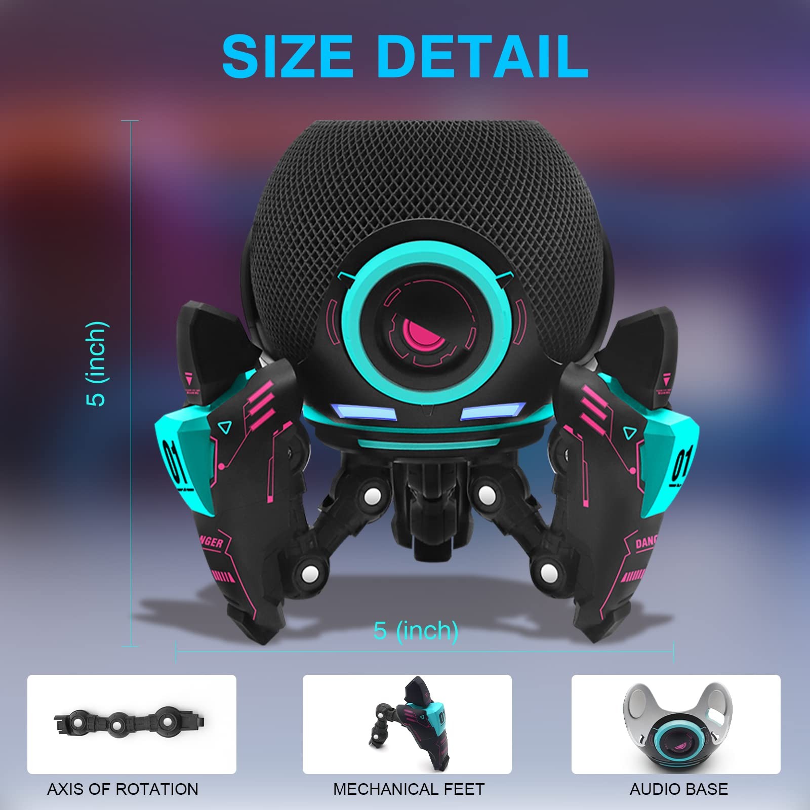 Echo Dot Stand Echo dot Shell Echo dot Holder Table Stand Decorative Holder f...
