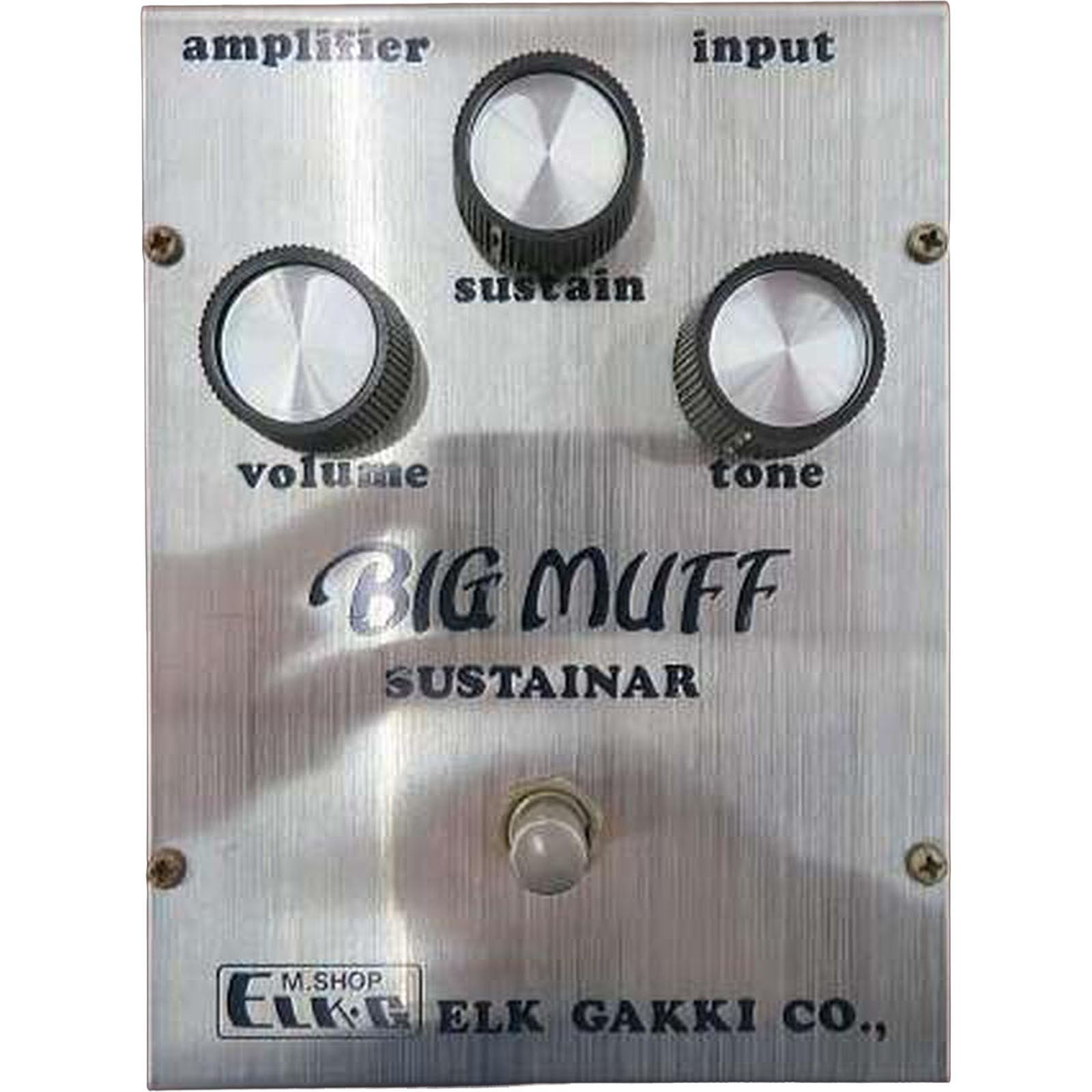 Vtg Elk Big Muff Sustainer Fuzz Distortion Guitar Pedal Project Repair Japan