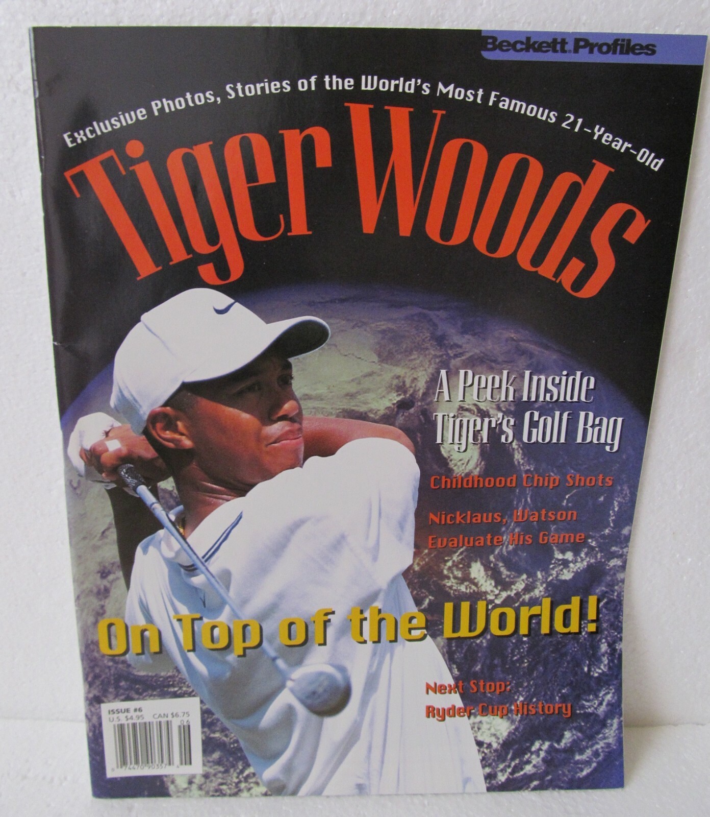 TIGER WOODS MAGAZINE  BECKETT PROFILES  1997  GREAT CONDITION