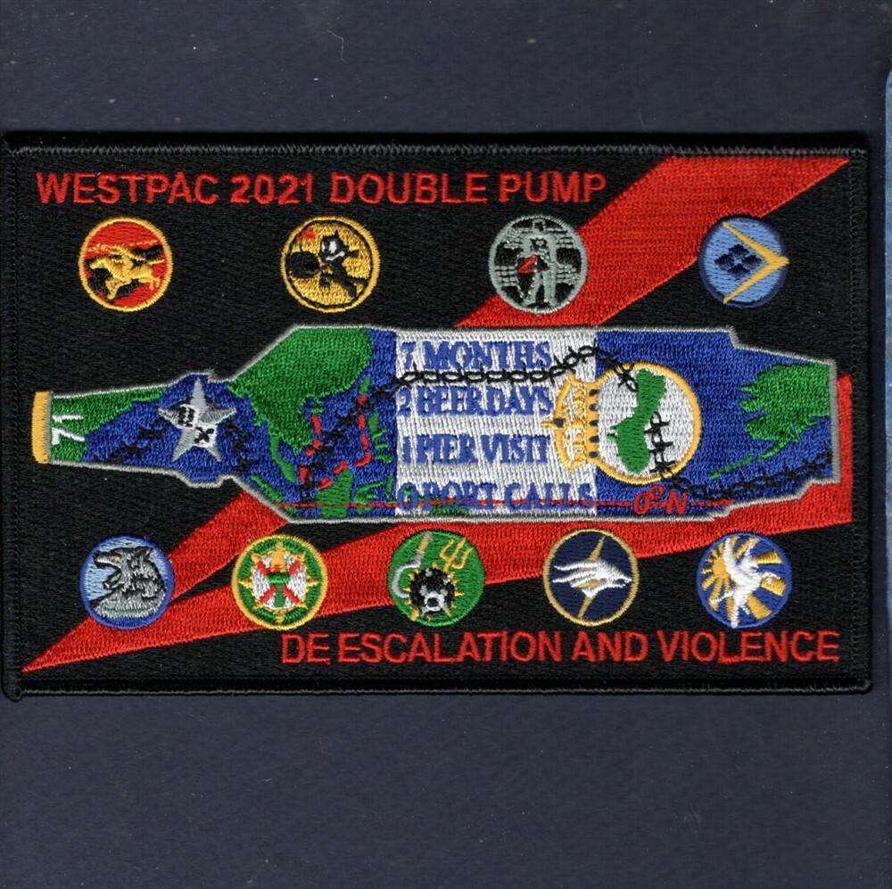 VFA-154 BLACK KNIGHTS WESTPAC 2021 CVN-71 Roosevelt NAVY Squadron Cruise Patch