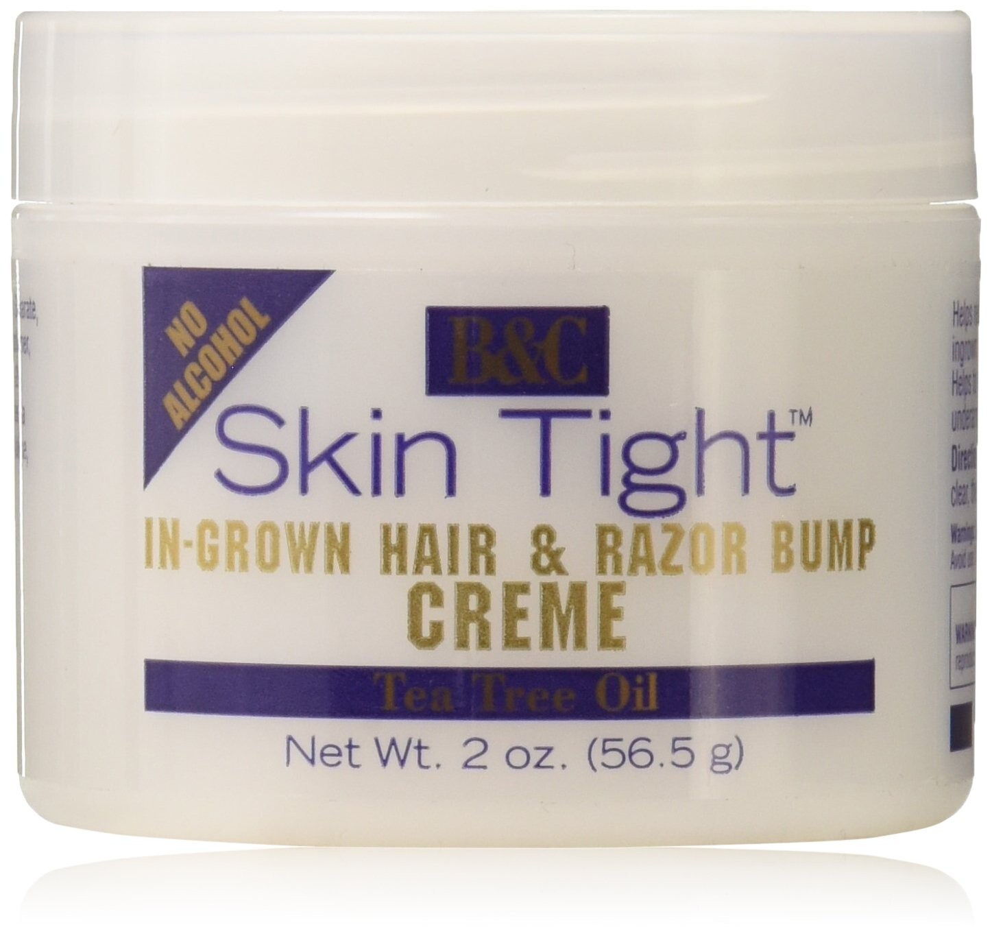 B & C Skin Tight Ingrown Hair & Razor Bump Creme 2 oz.