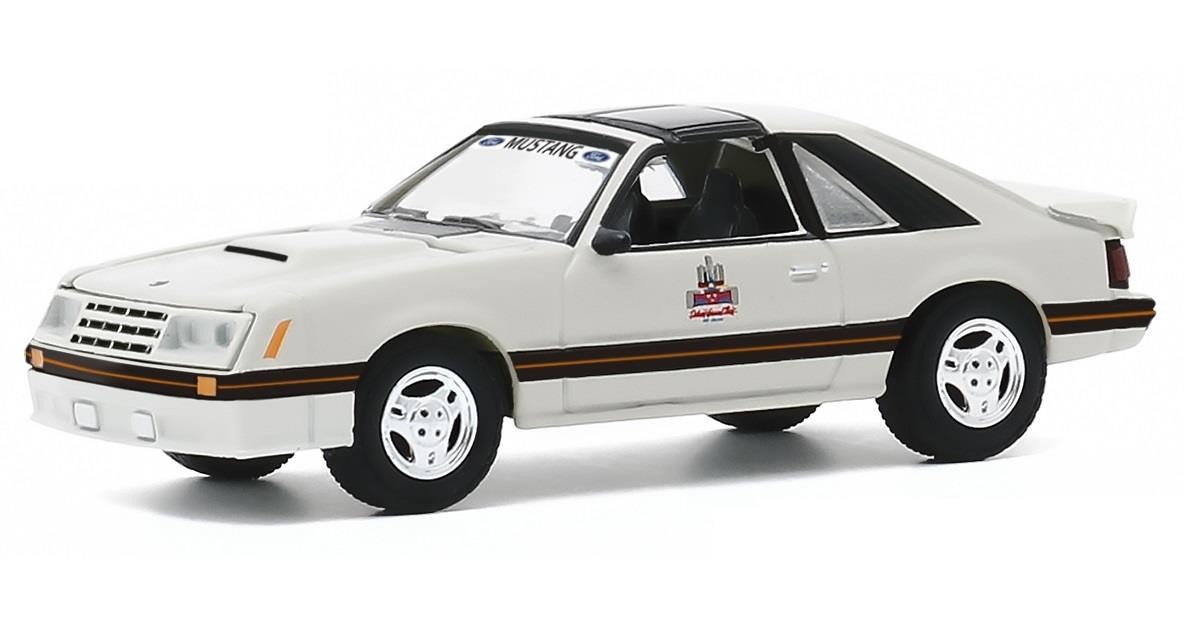 GREENLIGHT 30167 1979 Ford Mustang 1982 Detroit Grand Prix Pace Car Diecast 1:64