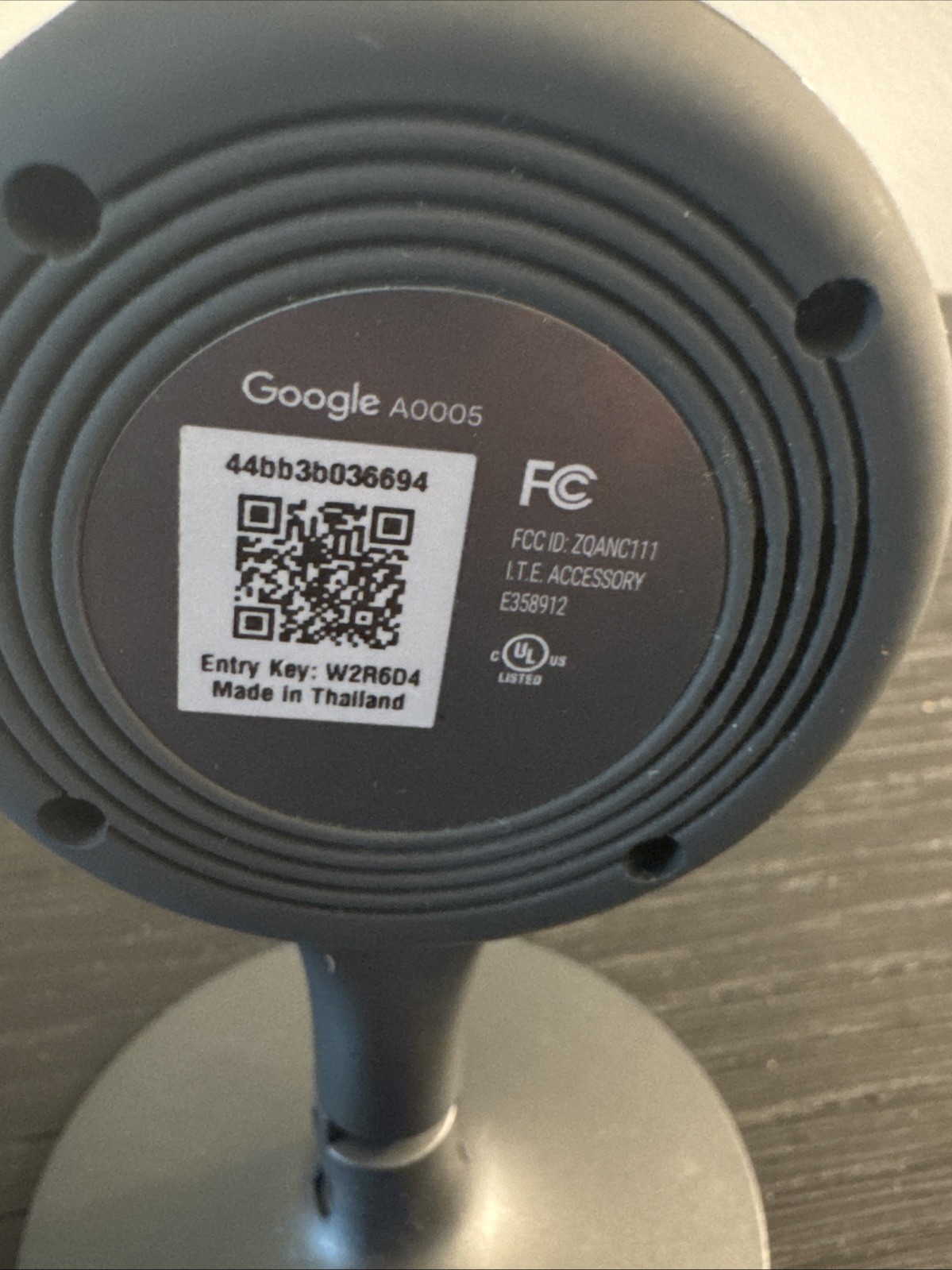 Google Nest Cam Indoor Security Surveillance Camera With Stand & Plug (A0005)