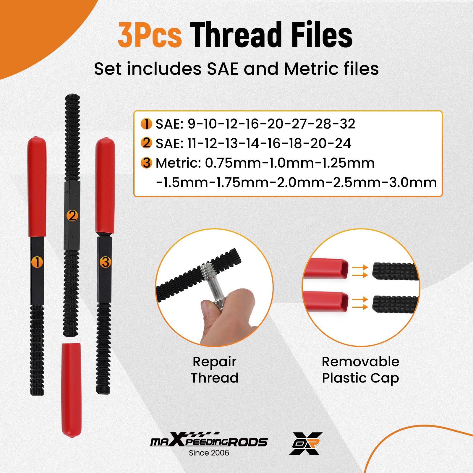 Thread Restorer Kits Rethread Repair Tool UNC/UNF & MetricThread Chaser 56pcs