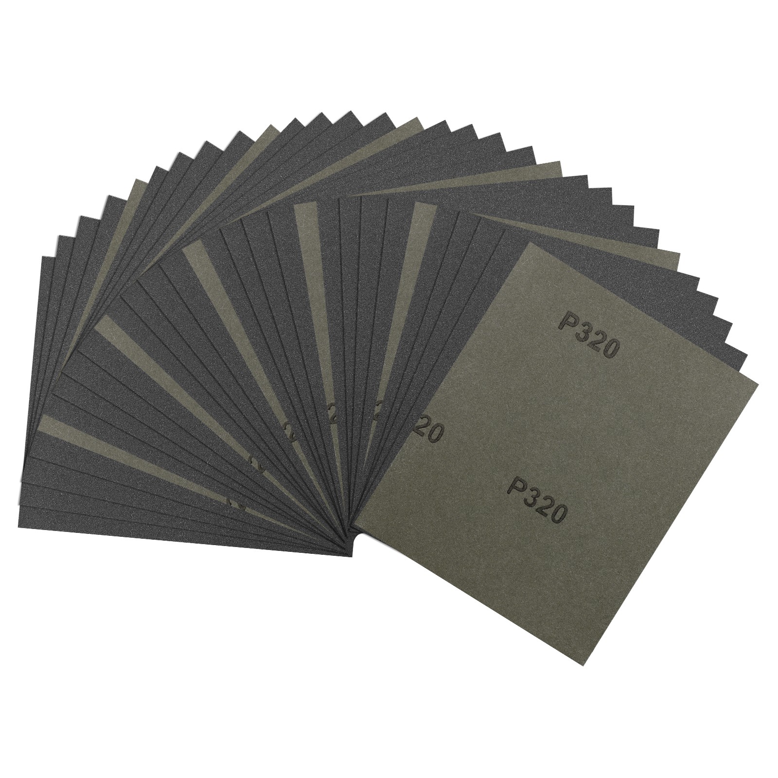 30pcs Sand Papers - [4.5 x 5.5 Inch x 320 Grits] Wet Dry Sandpaper Sheets