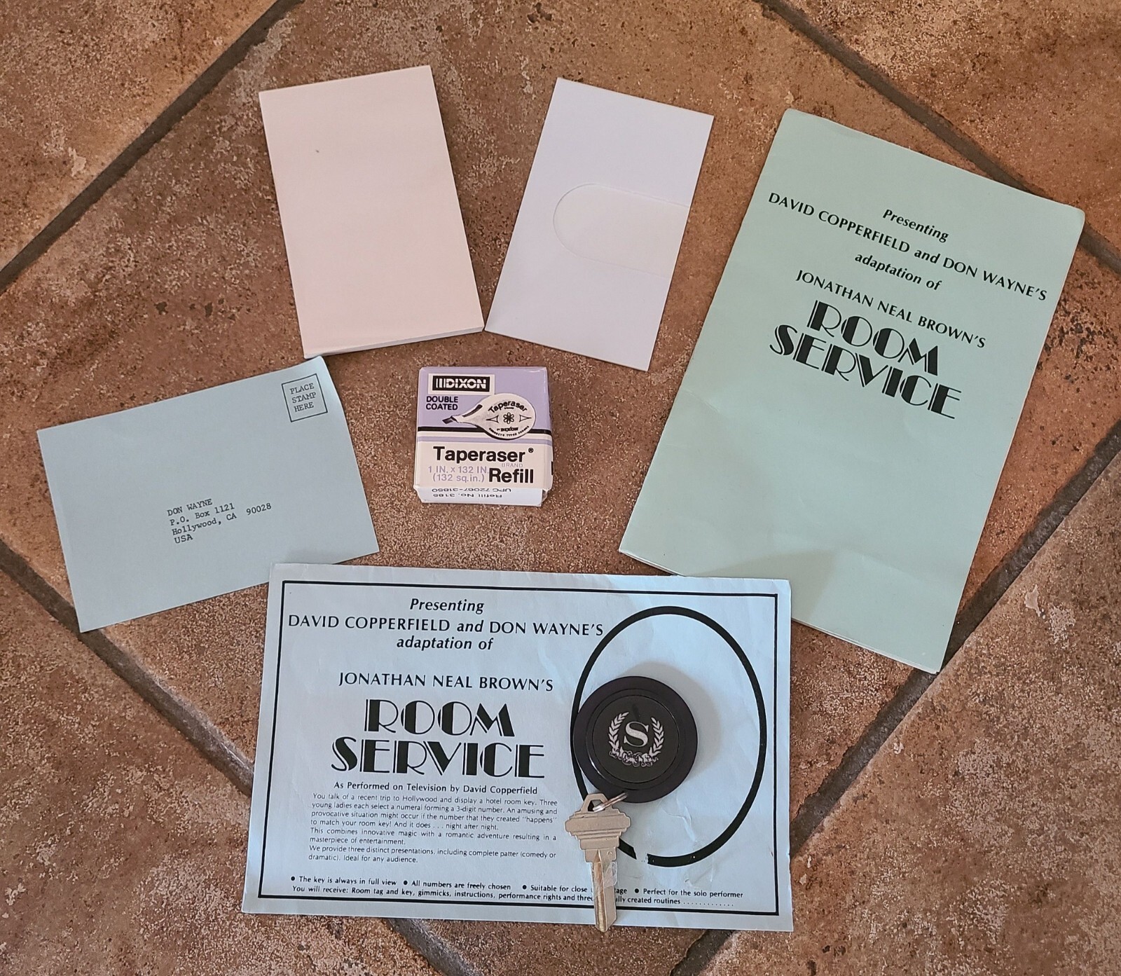 David Copperfield and Don Wayne's Room Service Magic Trick Mentalism