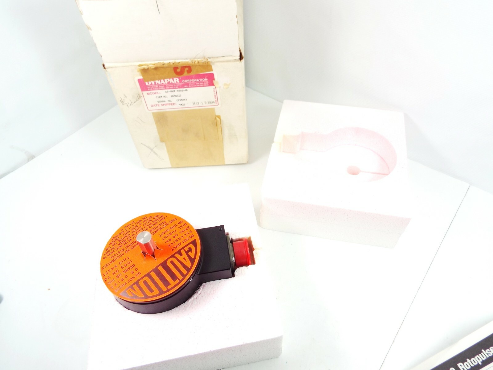 DYNAPAR CONTROLS  M050160   62-AAEF-0500-A0   ENCODER  NEW