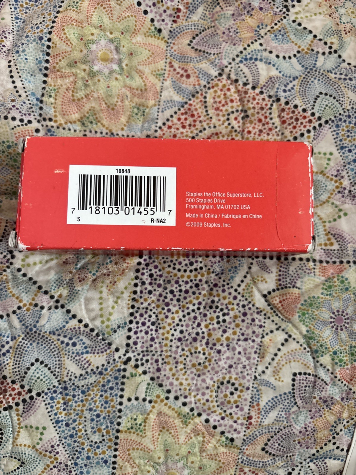 Staples Brand 1/4" Standard Staples 10848 Staples 5000 Count Box 2009 Office