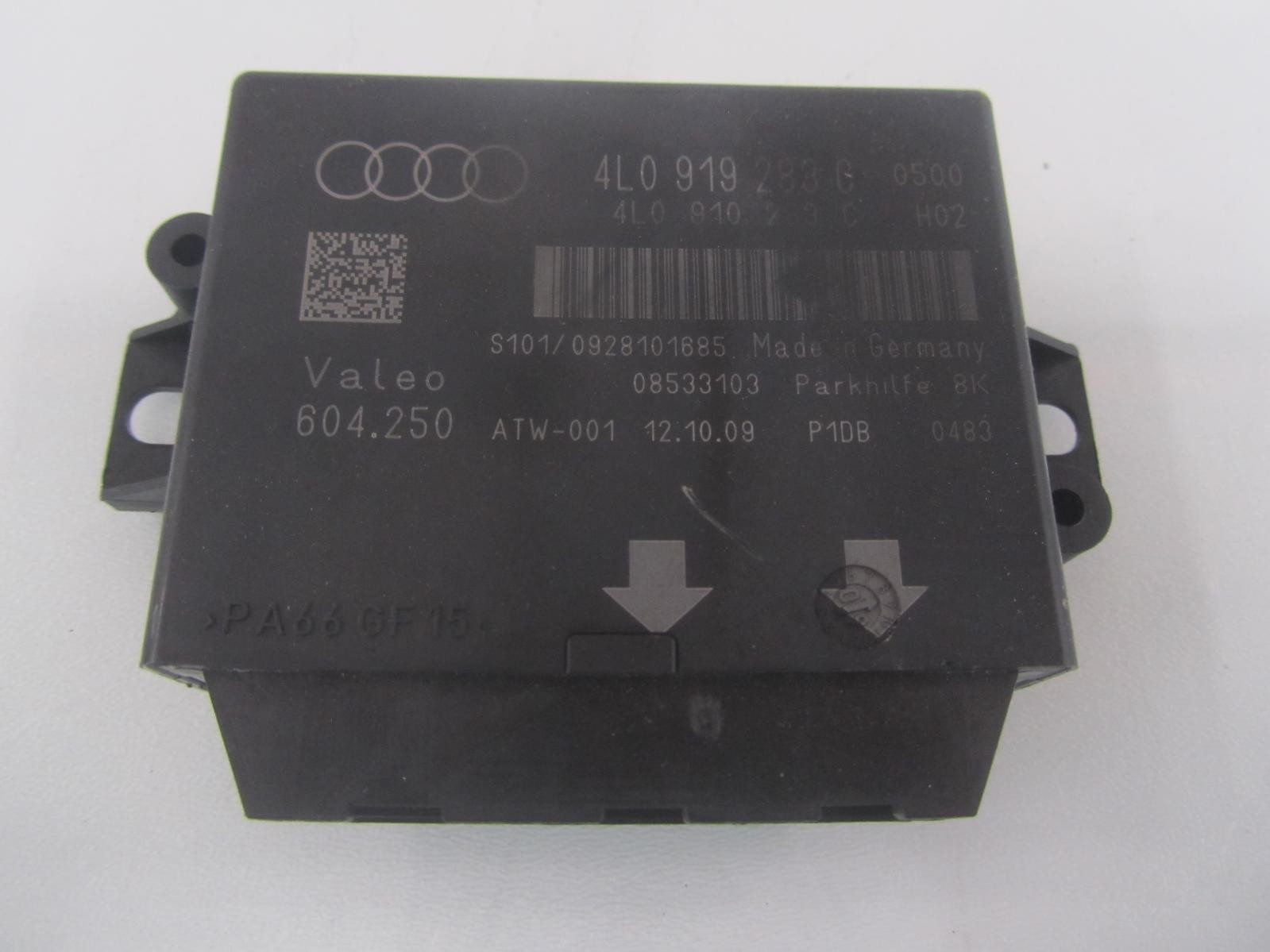 07-12 AUDI Q7 Chassis Driver Assist Park Assist Control Module 4L0919283C