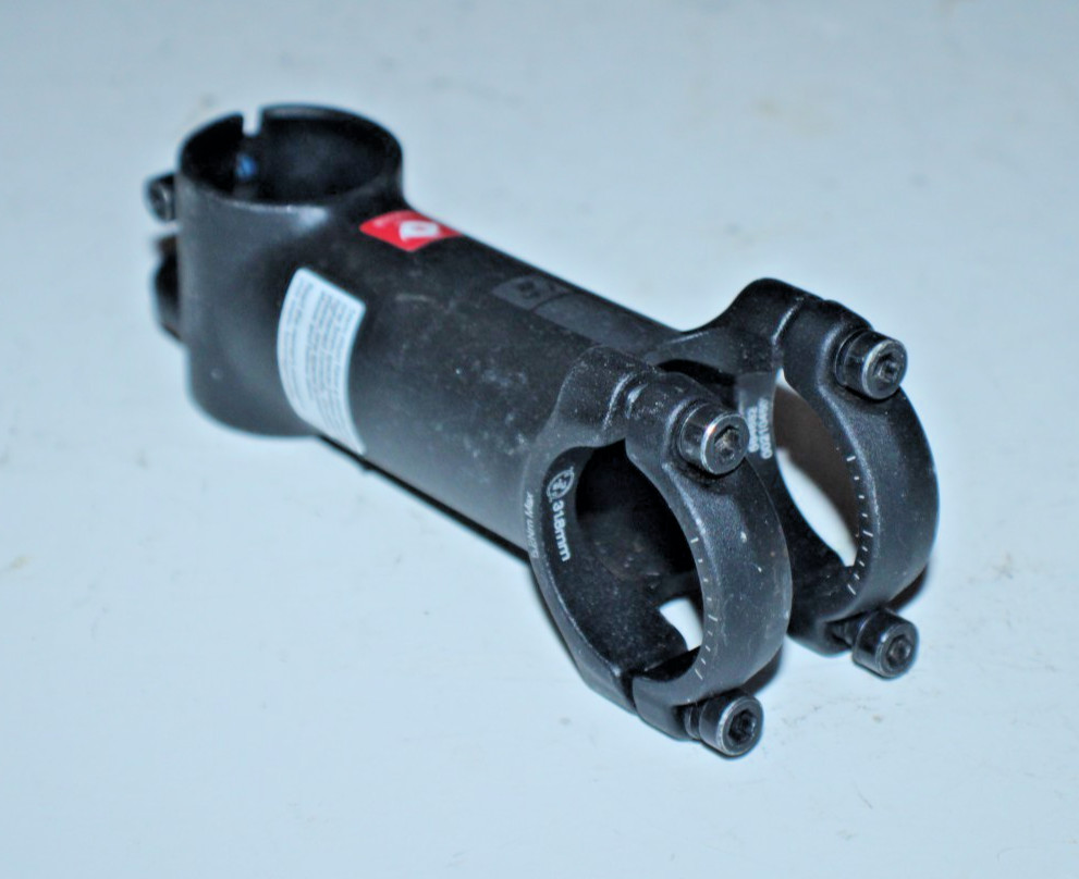 Trek Bontrager MTB Bike Stem 1 1/8" Threadless 100mm +/-7º 31.8mm Black Blendr ~