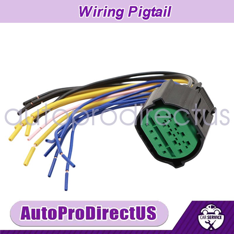 For Hyundai Elantra 2017-2024 14-Pin Front Headlamp Headlight Connector Pigtail