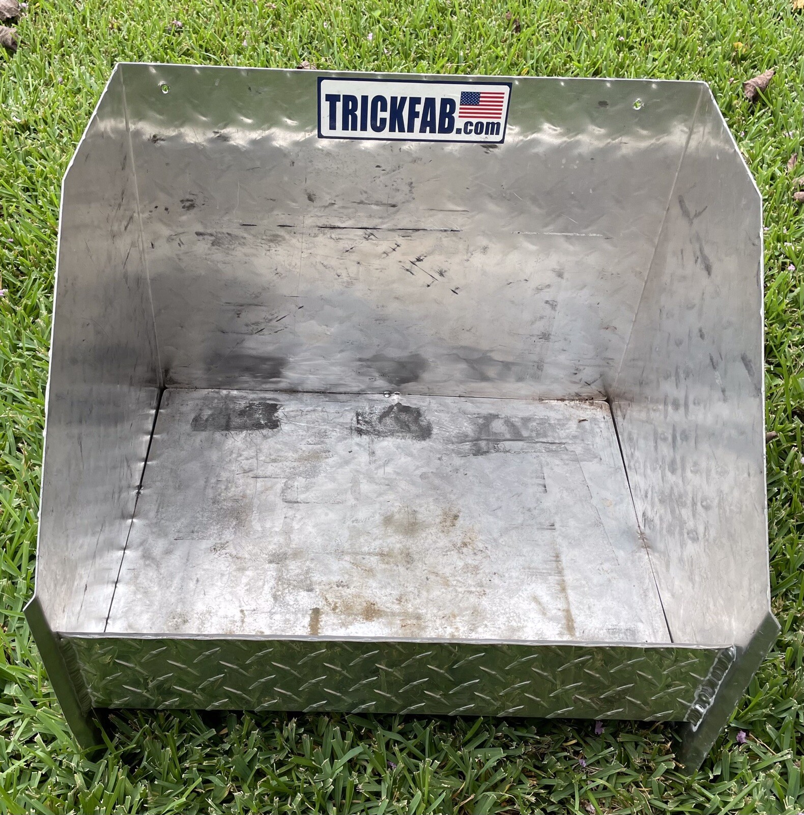 Helmet Bay Storage Shelf Aluminum Trailer Accessory