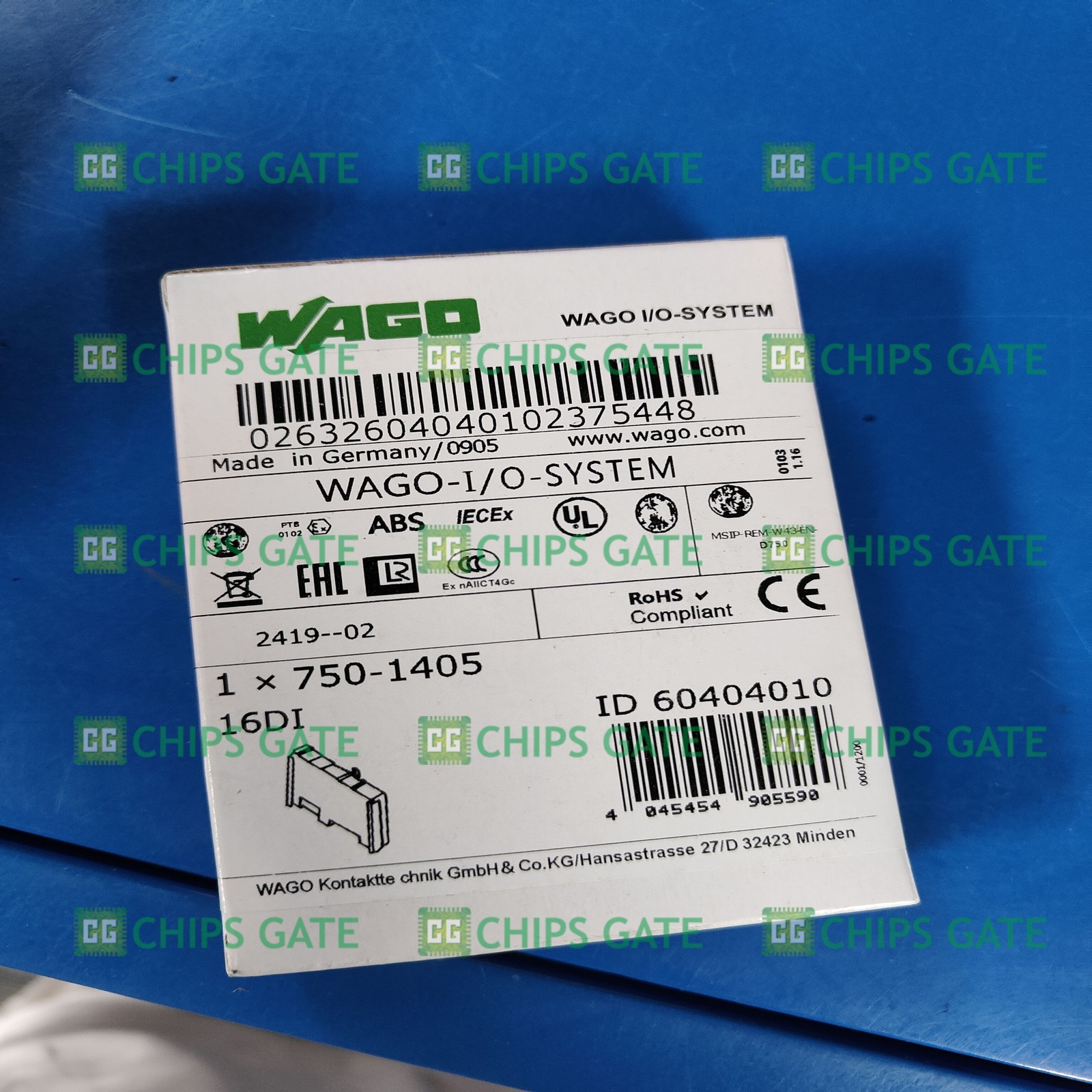 NEW SEALED WAGO 750-1405 Digital Input Module 16-Channel