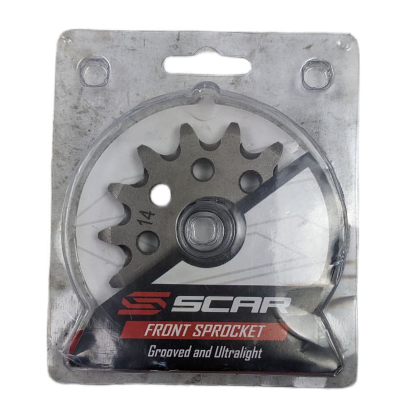 SCAR SFS53014 Front Sprocket 14 Teeth KTM Husqvarna Gas Beta Motorcycle Dirt