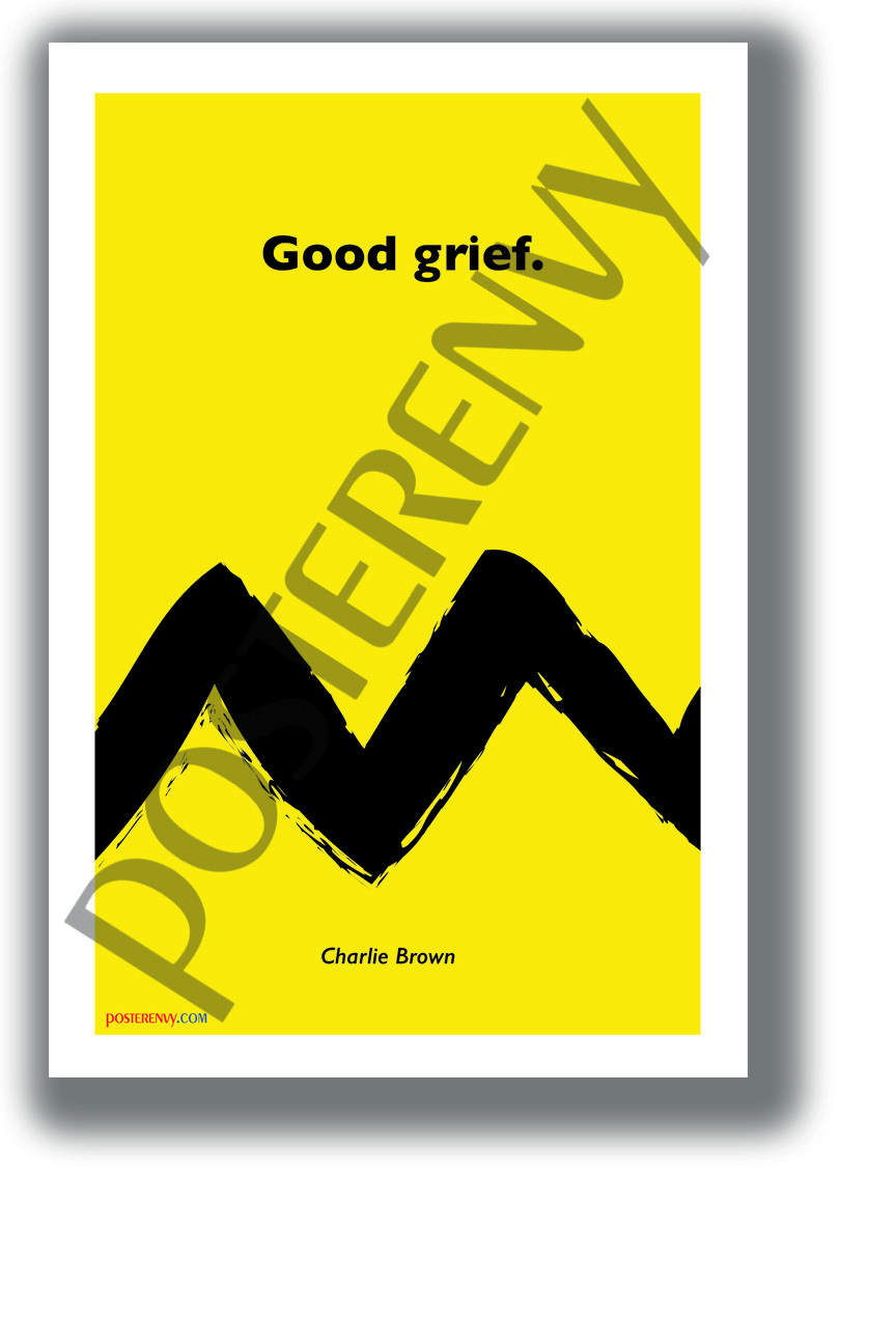 Good Grief - Charlie Brown - NEW Funny Novelty Peanuts Poster (hu454)
