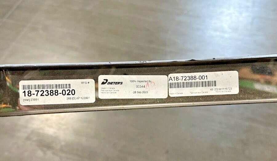 Freightliner A18-72388-001 Rocker Panel Forward Stainless Steel 126 Right Hand