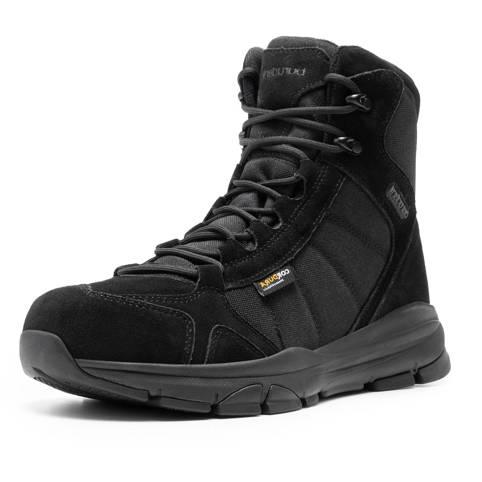Men Tactical Hiking Boots Lightweight Military Combat Outdoor Work Boots Black