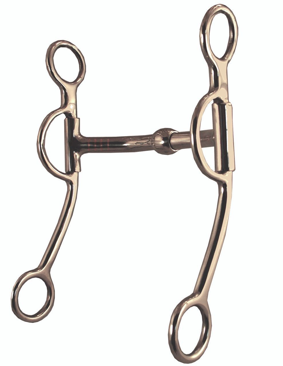 Robart Pinchless Gaited Horse Bit Walking Horse Bit Western Curb Bit With Roller