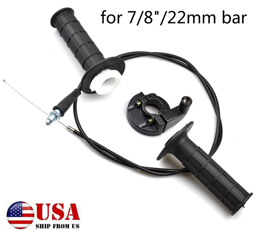 Handle Grip Bar Throttle Cable For 7/8" (22mm) Dirtbike TTR125E TTR125L TTR125LE